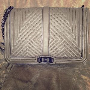 Rebecca Minkoff Chevron jumbo love crossbody